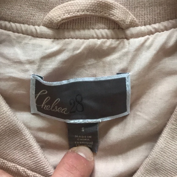 Chelsea28 Pink Lace Bomber Jacket Size Small - Picture 4 of 7